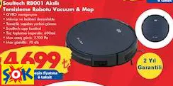 SOULTECH RB001 AKILLI TEMİZLEME/TEMİZLİK ROBOTU VACUUM & MOP ROBOT SÜPÜRGE SOULTECH RB001 AKILLI TEMİZLEME/TEMİZLİK ROBOTU VACUUM & MOP ROBOT SÜPÜRGE
